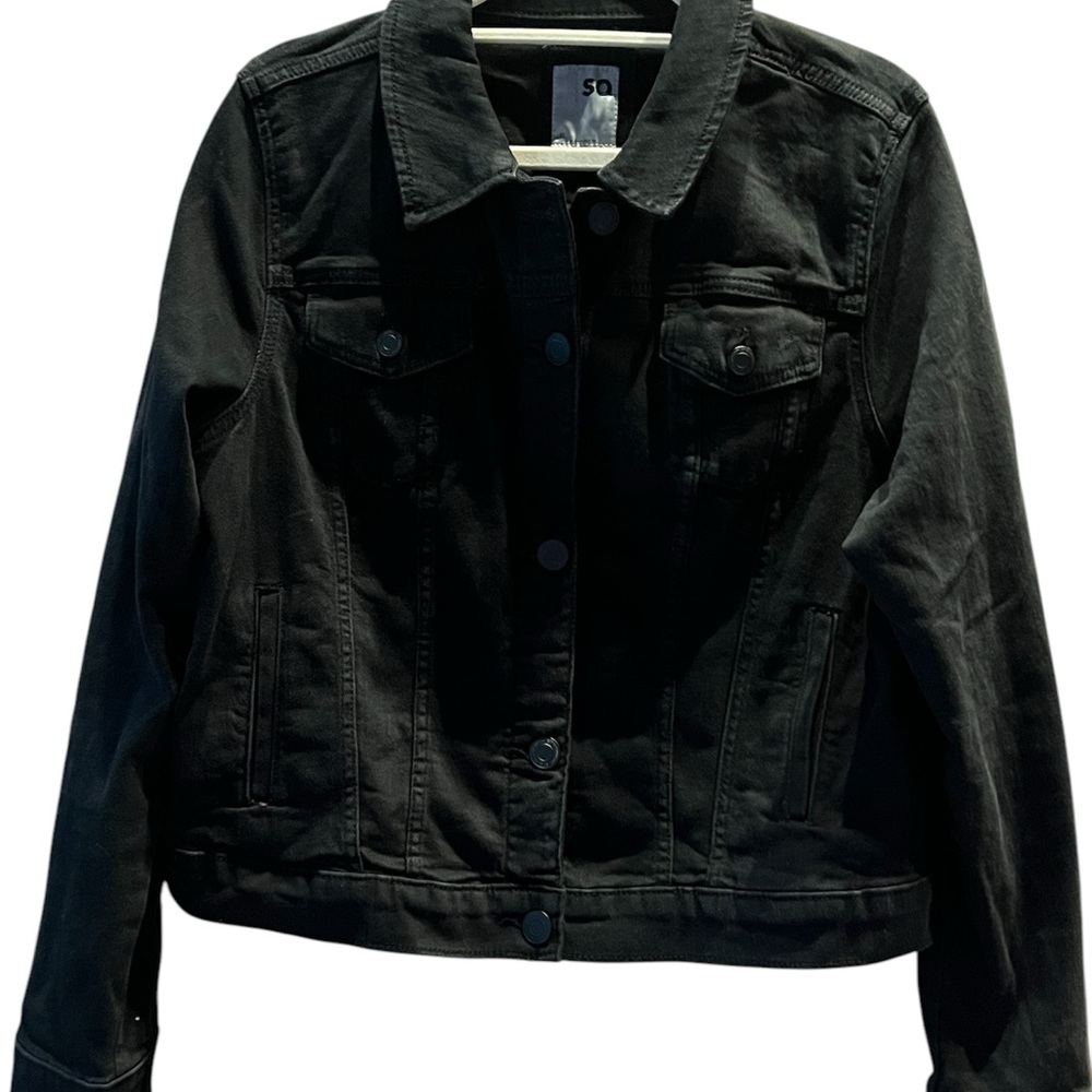 SO Black Jean Jacket